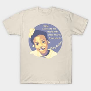 Ruby Bridges Portrait and Quote T-Shirt